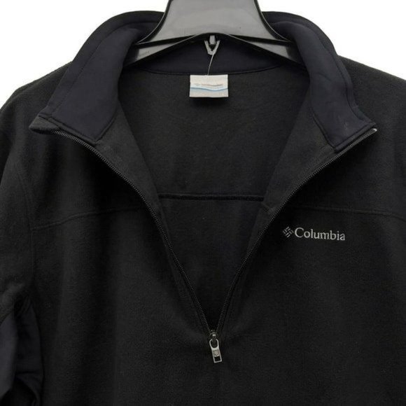 Columbia Men's Black Klamath Range II Half Zip Microfleece Pullover  Size L - Picture 3 of 13